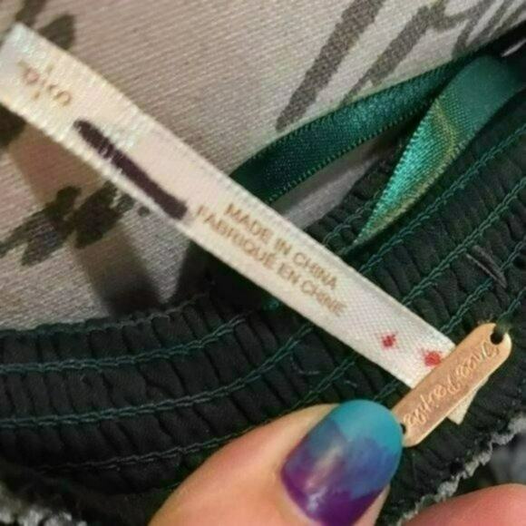 Free People Hazel Strapless Velvet Romper -S - Picture 4 of 7